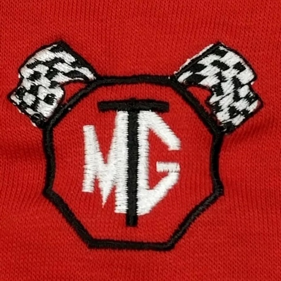 Vtg MG Midget T Type Polo Shirt Screen Mates Lg - Picture 3 of 6